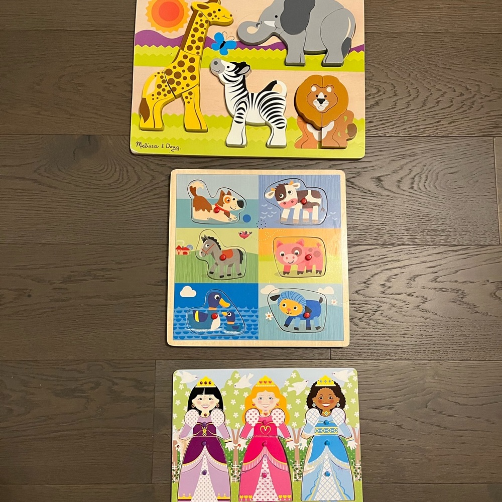 2 Melissa & Doug puzzles & other puzzle GUC